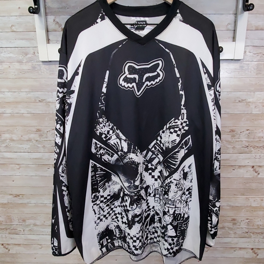Fox motor cross riding shirt super cross